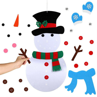 DIY Felt Snowman