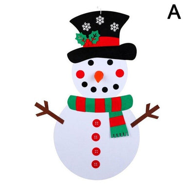 DIY Felt Snowman