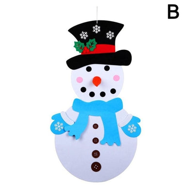 DIY Felt Snowman